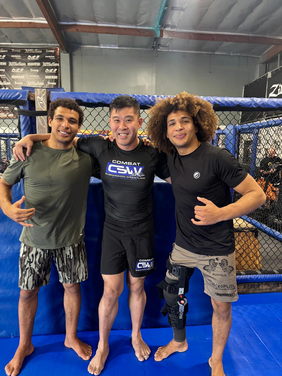 Peter Leung with the Ruotolo brothers at a CSW Seminar