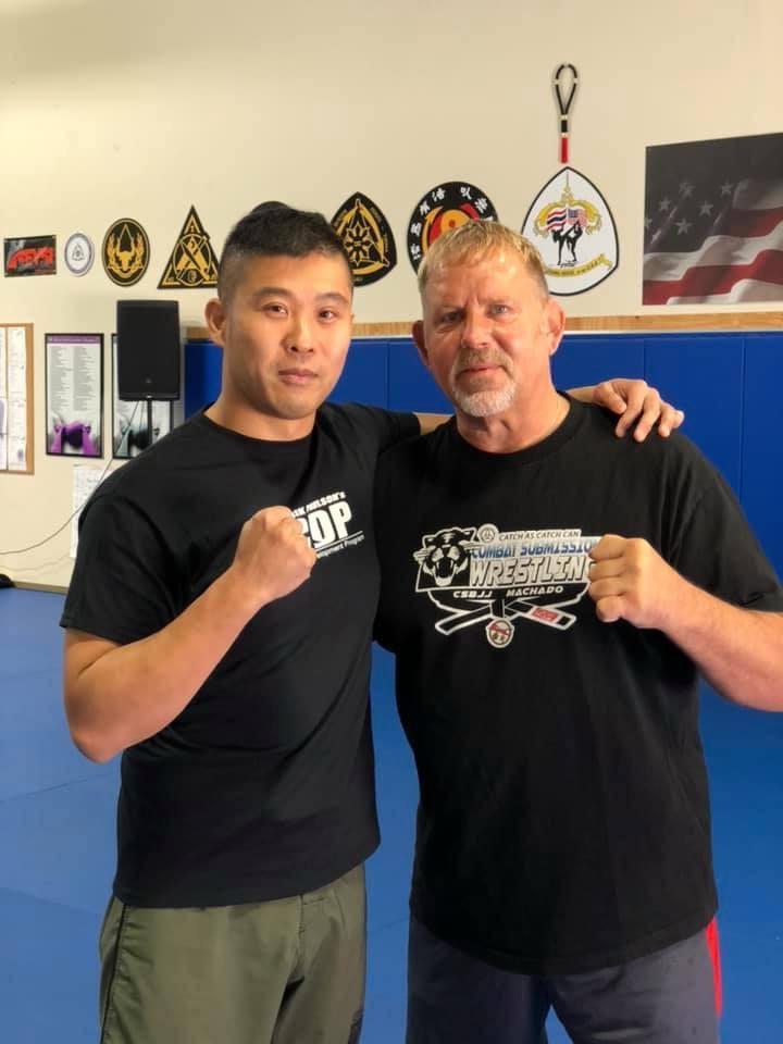 Erik Paulson and Peter Leung at Coach Development Camp