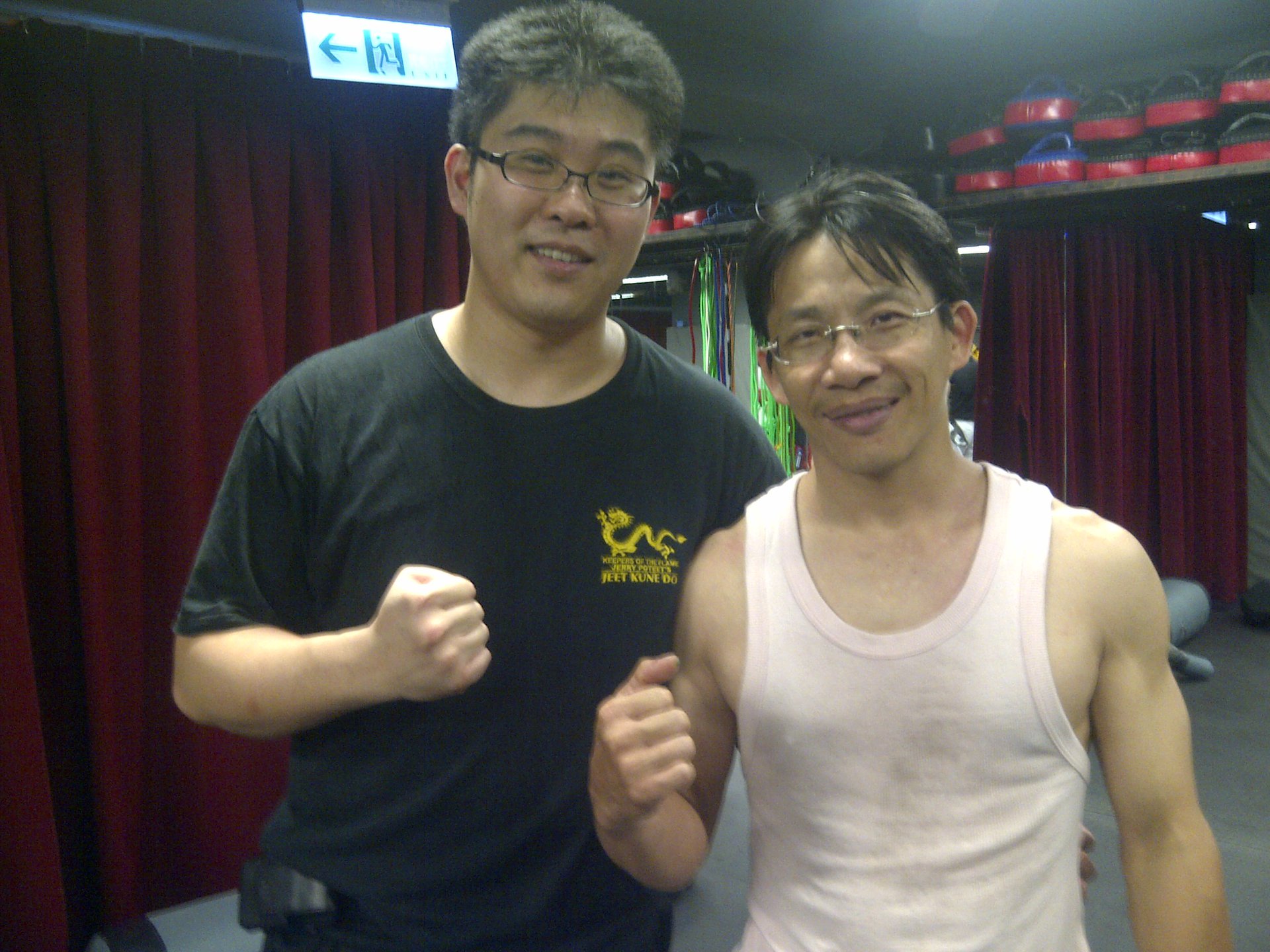 Wing Chun partner training in Burnaby